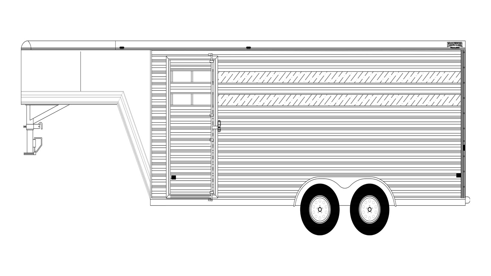 Frontier Trailers 3 HORSE TRAILERS Leonard Truck & Trailer, Inc., Ohio